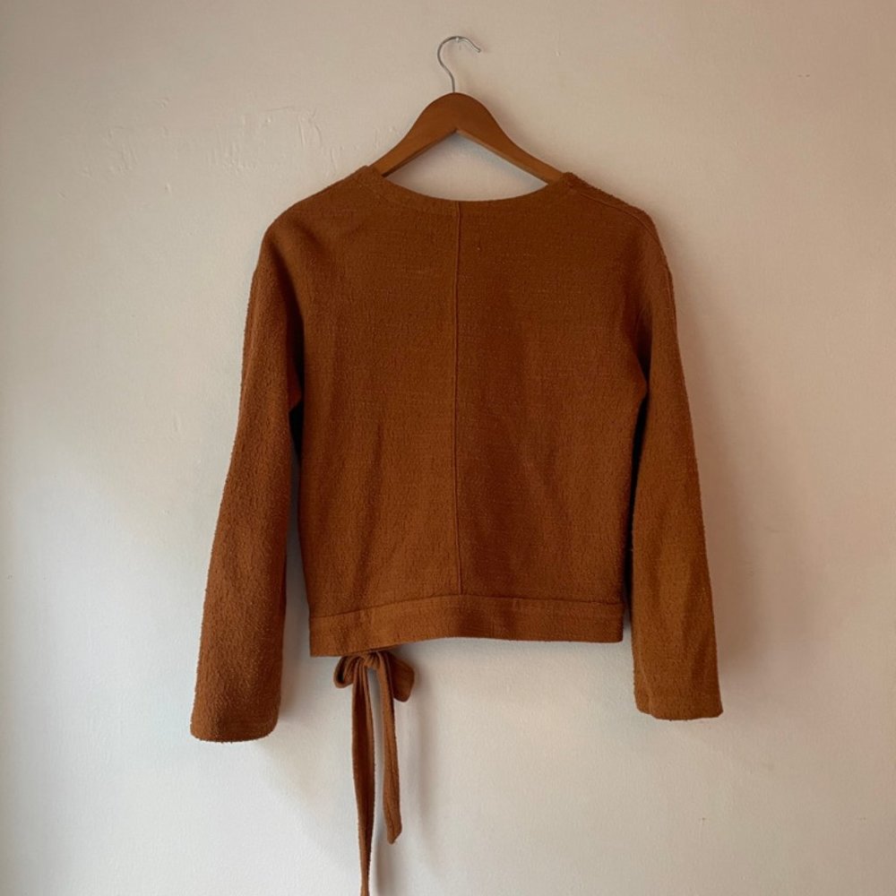 Madewell Texture & Thread Wrap Cedar Top - Picture 5 of 5